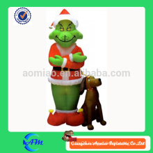 popular inflatable grinch inflatable decoration christmas grinch with lights inside